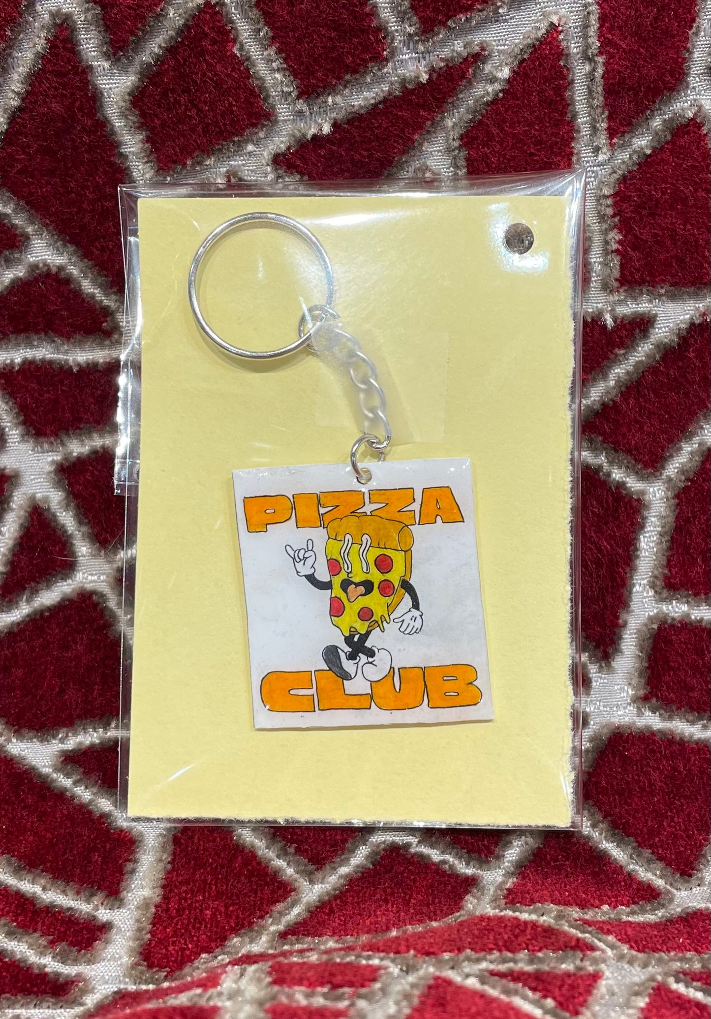 Sleutelhanger 'Pizza Club'