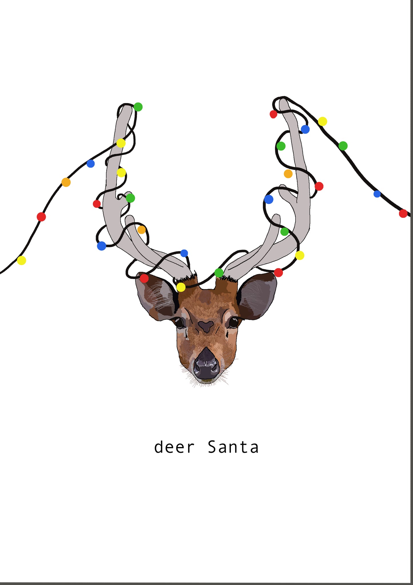 deer santa